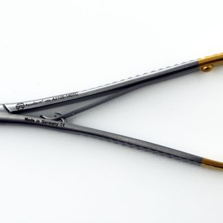 Mathieu Smooth Jaw Satin Finish Tungsten Carbide Needle Holders With O/S Ratchet