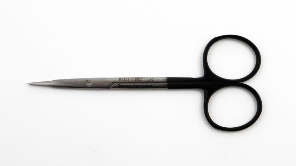 Stevens Tenotomy Supercut Scissors with Black Rings 4-1/2’’ • 11.5cm - Image 2