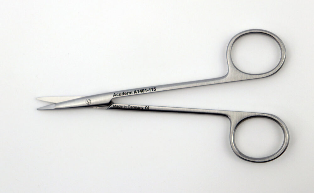 Shea Dissecting Straight Blunt Flat Tips Scissors 4-1/2” • 11.5cm - Image 2