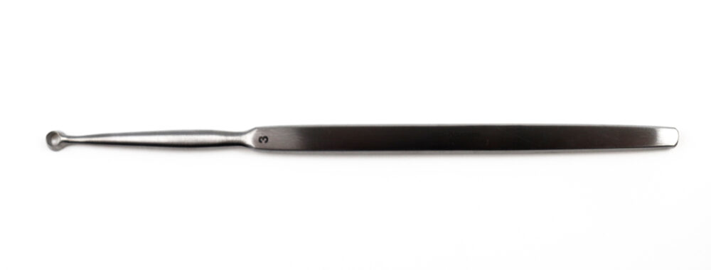 FoxDermal Round Curettes 5-1/2” • 14cm - Image 3